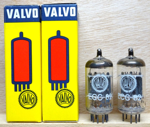 Coppia valvo ecc82 philips - valvo,