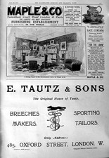 Vecchia Stampa 1901 Acero Mobili Tautz Sartori Abito Tirolese Sandown Park XX