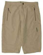 ADIDAS Bermuda Uomo Pantaloncini Cargo Large W36 Beige Poliestere BM12