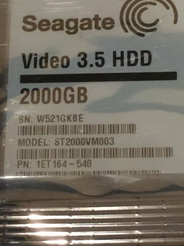Seagate video st2000vm003 - seagate, 2