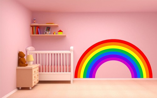 Rainbow wall sticker - rainbow,