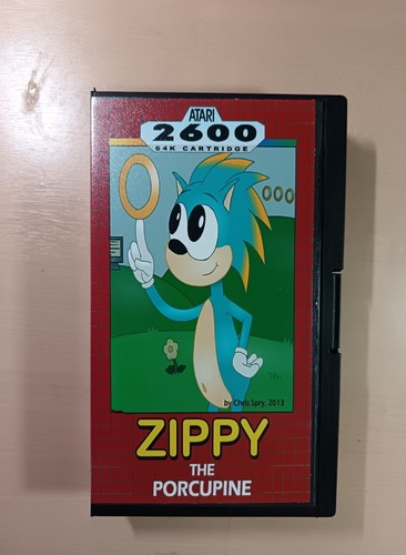 Atari 2600 zippy the porcupine - atari,
