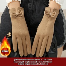 Donna Guanti Invernali Touch Screen Dita Morbido Termico Caldo Neve