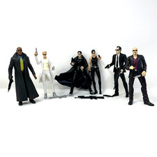 The matrix action figures 1999 N2 Toys 8 Figures Loose