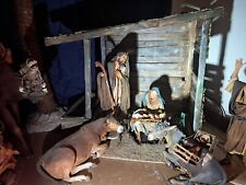 PRESEPE-CAPANNA PER NATIVITÀ ADATTA A  PASTORI H cm 30 DI ANGELA TRIPI