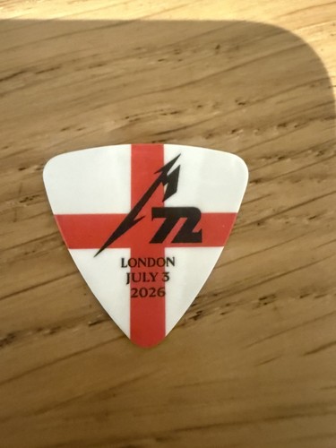 Metallica pick londres - pick, 03/07