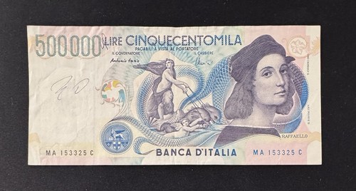 500000 lire raffaello - lire,