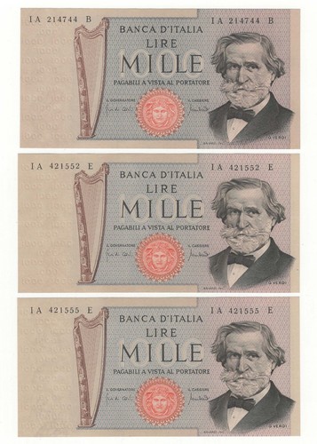 1000 lire giuseppe verdi - 1000,