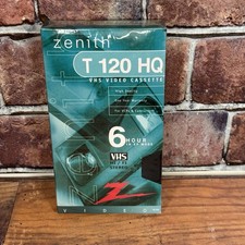 Zenith 120 blank vhs vcr - blank,
