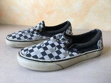 SCARPE SHOES VANS CLASSIC SLIP-ON  JOHN ANNIVERSARY bianco NERO SCACCHI  TAG :39