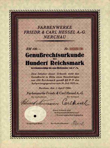 Farbenwerke friedr carl - farbenwerke, &