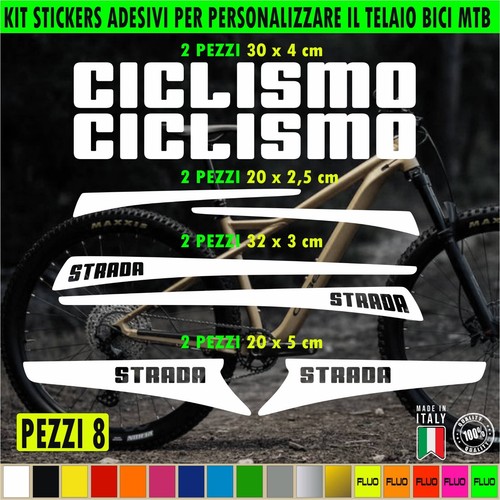 Kit adesivi telaio bici - adesivi,