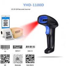 Lettore di codici QR, scanner di codici 1D/2D/QR cablato scanner di codici a barre USB per PC