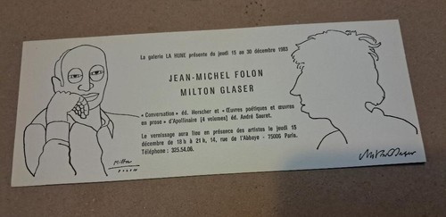Folon milton glaser - folon, carton