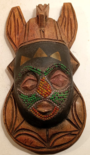 Maschera tribale africana - tribale, in