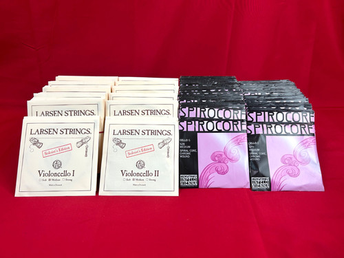 Set corde violoncello larsen - set,