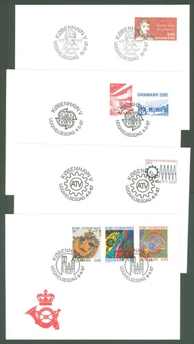 Quadro danimarca u06 fdc - u06,