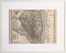 FERRARA CITY TOWN PLAN ITALIA
