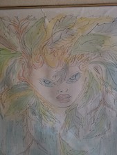 Novella Parigini (Chiusi 1925-Roma 1993) Tecnica Mista Su Carta 