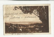 78611 BELLA  CARTOLINA ANTICA  DI GAVIRATE ANGOLO ROVINATO 