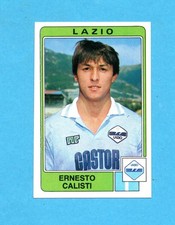 PANINI CALCIATORI 1984-85-Figurina n. 168- CALISTI -LAZIO-NEW VELINA