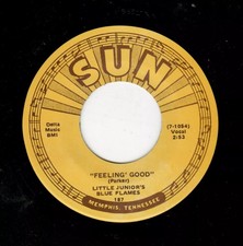 45Re✦LITTLE JUNIOR'S BLUE FLAMES✦Feelin' Good/Fussin' And Fightin' Blues✦2Sided♫