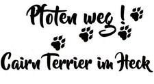 Cairn terrier adesivi auto - terrier,