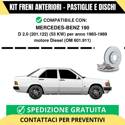 Kit freni anteriori - kit,