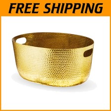 Gold Hammered Tub - Vintage