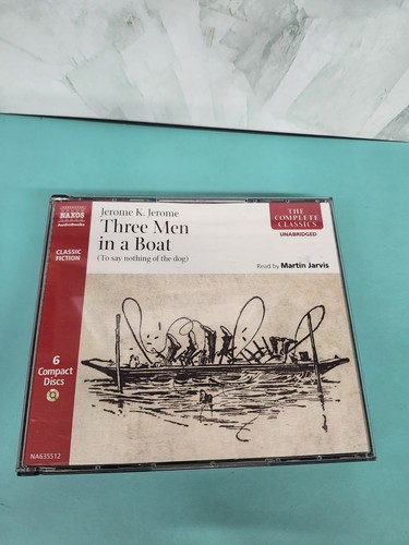 Three men boat by jerome - men, in