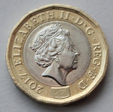 Moneta da una sterlina inglese