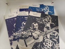 LOTTO 7x JOSE DE AZPIAZU SPARTITI PER CHITARRA spagnola flamenco farruca Ricordi