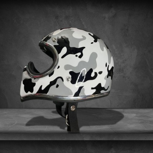 Casco classico nero bianco