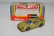 B73 1:43 BBURAGO BURAGO 4128 FERRARI F40 F 40 MET. MIB GIALLO
