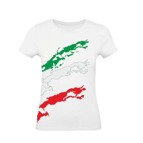 Maglia shirt donna - t-shirt, schizzi