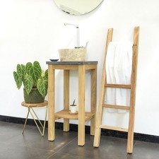 Mobile sottolavabo in legno di