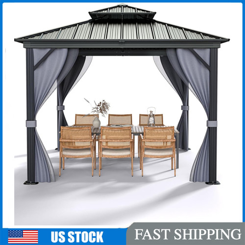 Resistant hardtop gazebo - uv-resistant,