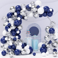 Arco Palloncini Blu, 120 Pezzi