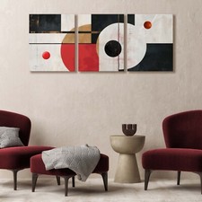 Set 3 Quadri Astratti per