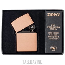 ZIPPO ACCENDINO COPPER FINISH RAME INSERTO NERO LIMITED 48107 ZIPPO ORIGINAL USA
