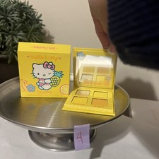 Colour Pop Hello Kitty Torta Ananas Quad Pressato Polvere Opaco e Brillante NUOVO