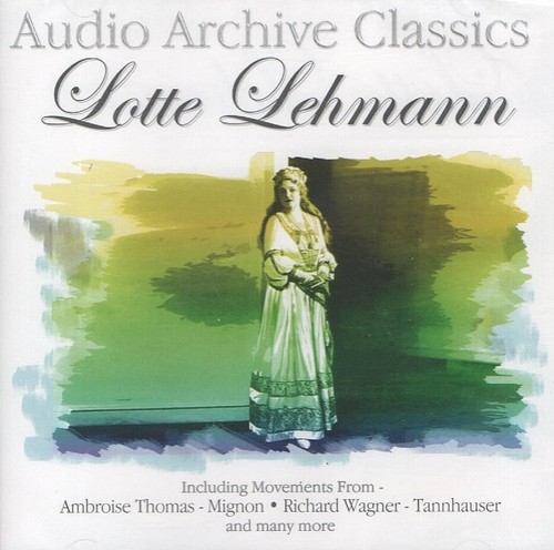 Lotte lehmann audio archive - lotte,