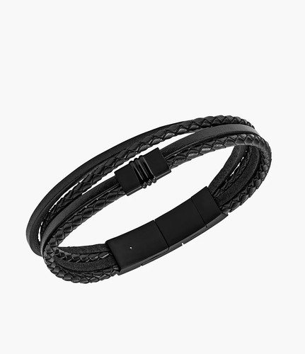 Bracciale fossil uomo pelle - bracciale, in