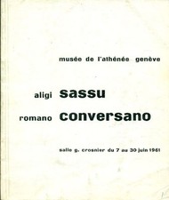 Aligi Sassu Romano Conversano - Catalogo di mostra 1961