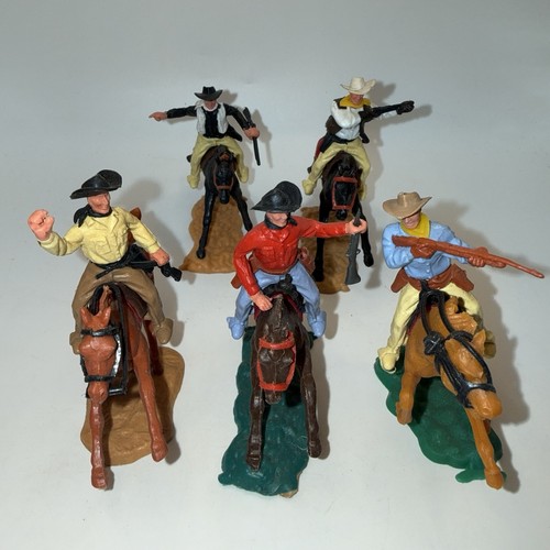 Timpo toys cowboy cow - -, +