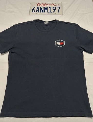Tommy jeans shirt uomo blu - tommy,