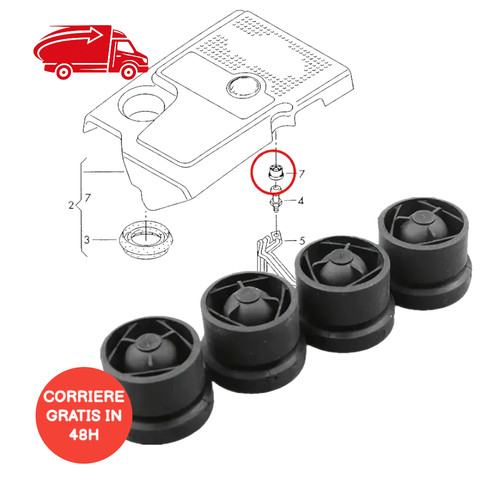 Copertura motore - 4x,