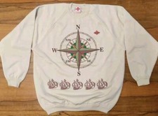 Felpa Sport by Parmalat Sweetshirt L Vintage Italy Anni '90 Meridiana Felpasport