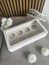 Scatole per cupcake STANDARD 8 fori con finestra - Stile pop up