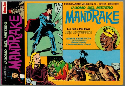 Mandrake comic art 1992 - comic,